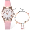 thumbnail image 2 of keepw Fashionable Watches Chain Bracelets Reliable And Easy-to-read Durable Kids Watch And Bracelet 1Set, 2 of 6