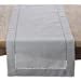 thumbnail image 3 of Saro Lifestyle 6302.GY16120B 16 x 120 in. Rochester Collection Table Runner with Hemstitched Border, Gray, 3 of 6