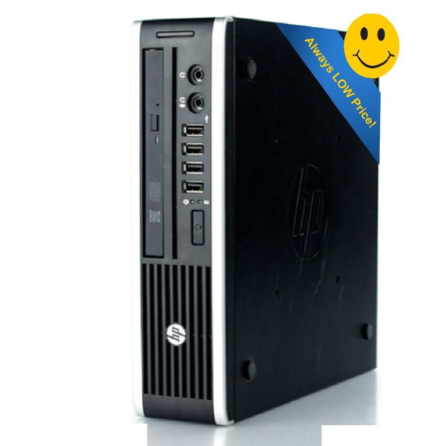 HP Compaq Elite 8200 USFF Desktop PC Computer Core i5 2400S 8GB 250GB HDD Windows 10 Professional Power cord, Keyboard, Mouse, WiFi