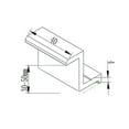 thumbnail image 3 of Bgsha Solar Panel End Clamp , Aluminum Z Brackets for Solar Panels Solar Mounting Brackets Kit for Solar Panel Pv Mounting System Install Accessories 10pcs(Silver), 3 of 10