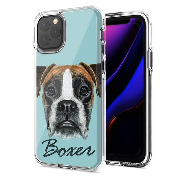 MUNDAZE For Apple iPhone 12/iPhone 12 Pro Boxer Design Double Layer Phone Case Cover