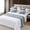 50*180cm, variant on Bed Runner Scarf Bedspread Solid Colour Soft No Fading Bed Runners Scarves High-end Hotel Bed End Blanket Bedding Cover for Hotel Guesthouse Bedroom