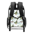thumbnail image 2 of Easygdp Mallard Ducks Wild Birds Clear Backpack, Transparent Bookbag for School for Women Men, Capacity Clear Bag for College, Travel, 2 of 7