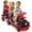 Red, variant on Red Electric 2-Seater 12V Kids Ride On Toy Train with Carriage 2 Speeds Boys Girls Gift w/ Music,Lights,Honk,Storage,USB,Support to 165LBS