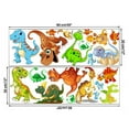 thumbnail image 6 of JeashCHAT Dinosaur Wall Decor , Colorful Cute Cartoon Dinosaur Wall Stickers for Kids, Removable Wall Decals DIY Peel and Stick for Nursery Living Room Boys Girls Bedroom, 6 of 7