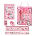 thumbnail image 5 of Astronaut Unicorn Stationery Set Stationery Gift Set Include Purse 2 pcs Pencils A Ruler Eraser and Pencil Sharpener Stationery Sets Studying Accessories, 5 of 5
