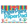 Melissa & Doug Finger Paint Paper Pad - 50 12"x18" Sheets for Kids Arts And Crafts Age 2+ - FSC Certified Materials
