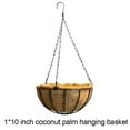 thumbnail image 2 of Macetas colgantes de fibra de coco FLhrweasw soporte impermeable para plantas cestas para decoración del hogar 1/5 Uds., 2 of 6