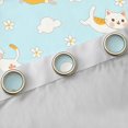 thumbnail image 4 of Manfei Child Teens Cute Animal Cats Black Out Curtains,Kawaii Flowers Curtains Pack of 2 (42x63 Each),Cartoon Pets Bedroom Curtains,Super Cozy Room Decor, 4 of 6