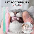 thumbnail image 2 of 2 Pack Dog Toothbrush, 360 Degree Soft Silicone Dog Toothbrush with 2 Storage Boxes, Cat Puppy Toothbrush, 2 of 5