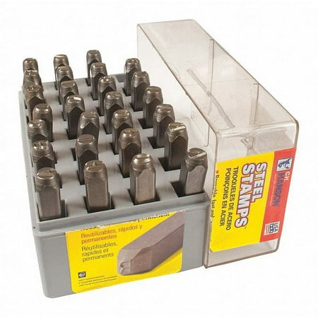 UPC: 0081834202501 | C.H. Hanson Letter Set 3/16 In. H Steel 20250