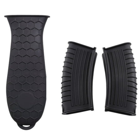 

3Pcs Pot Grip Handle Sleeves Set Anti-Scalding Silicone Pot Handle Holder Covers