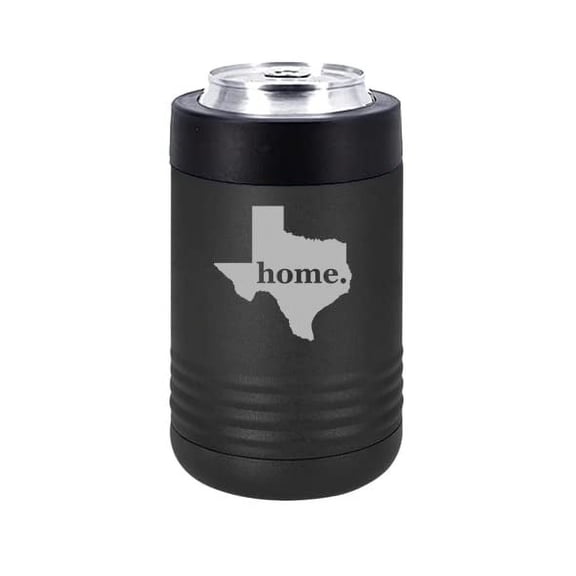 Can and Bottle Cooler Insulator Stainless Steel Double Wall Vacuum Insulated Beverage Drink Holder Texas Home