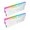 White, variant on ARGB Heatsink Shell Set for Desktop DIMM Area, 2Pcs Metal Coolers with Light Diffuser for Side-Panel Display Use