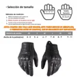 thumbnail image 4 of Guantes De Moto Con Pantalla Táctil 100% Piel De Cabra, 4 of 8