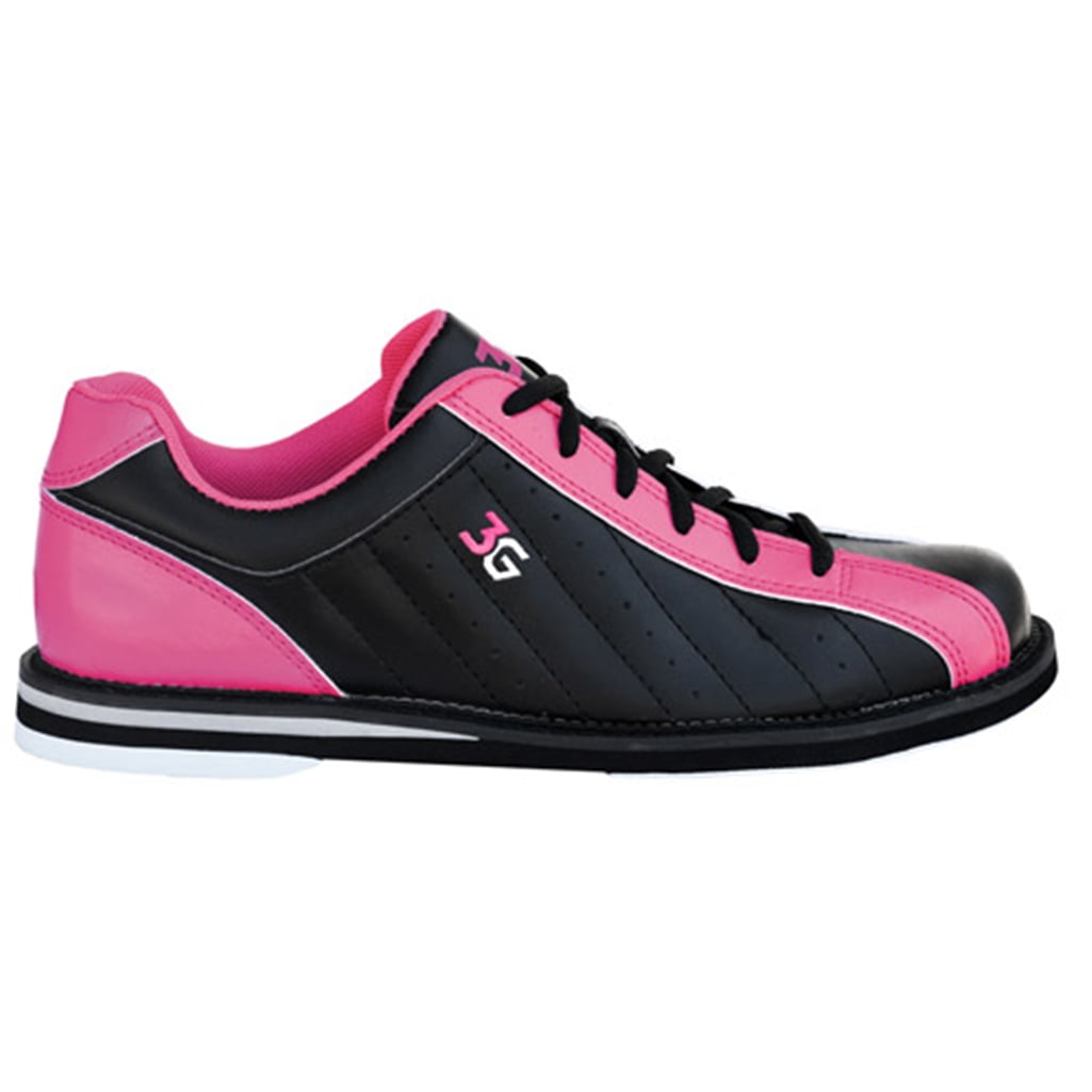 3G Ladies Kicks Bowling Shoes Black/Pink 10 M US