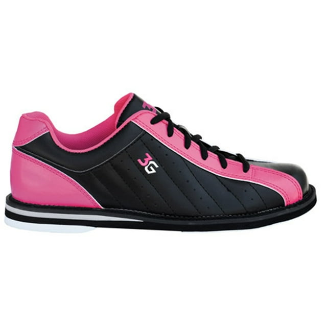 3G Ladies Kicks Bowling Shoes Black/Pink 10 M US