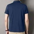 thumbnail image 6 of Lopecy-Sta Shirt for Mens Patterned Short Sleeve Button Placket Casual Business Top with Chest Pocket Comfortable Breathable Knit Tee for Men Work and Casual Occasions, 6 of 8