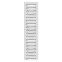 Uxcell 4 x 20 Inch Aluminum Vent Cover, Air Grille Ventilation Cover HVAC Louvered Grill, Silver Tone