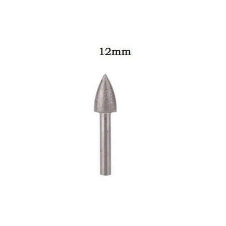 

6mm Shank Diamond Triangle Burr Drill Bit Set For Carving Engraving 12-25mm