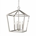 thumbnail image 2 of ML Lighting 3244-SN Four Light Pendant, Pwt, Nckl, B/S, Slvr, 2 of 3