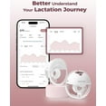 thumbnail image 3 of Momcozy M5 Smart App Control Hands Free Breast Pump, Electric Wearable Breast Pump Portable with 3 Modes & 9 Levels, 1 Pack, Gray, 3 of 8