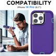 thumbnail image 4 of AICase For iPhone 14 Pro Case Heavy Duty Shockproof Hybrid Rugged Hard 3-layer Cover, 4 of 7