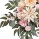 thumbnail image 4 of 2 piezas de guirnalda de flores artificiales, fondo floral, peonía falsa, rústica, hecha a mano, de seda Rosa rubor, 4 of 9