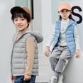thumbnail image 4 of Kids Boys and GirlsFull Zip Sleeveless Hooded Vest Basic Zipper Tank Tops Sweatshirt with Pockets 2-12T, 4 of 9