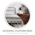 thumbnail image 4 of EvinTer Platform Metal Full Bed Frame, Suitable for All Ages, Black Silver, 4 of 6