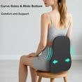 thumbnail image 4 of PROIRON Lumbar Support Pillow, Adjustable Air Cushion, Back Stretcher Board for Pain Relief, Spine Decompression, Stretching, Black, 4 of 7