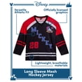 thumbnail image 4 of Jersey de hockey de manga larga de malla para hombre Marvel Mickey 28 talla L, 4 of 7