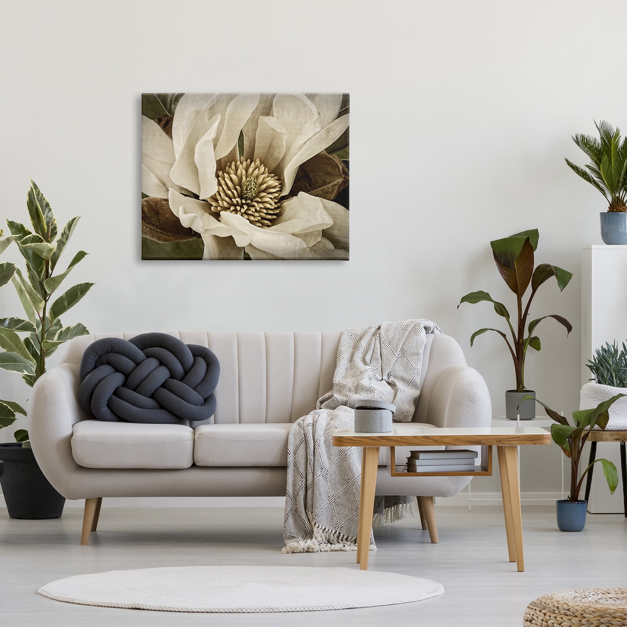 Stupell Industries Rustic Flower Close Up Botanical & Floral Photography Gallery Wrapped Canvas Art Print Wall Art, 40 x 30