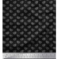 thumbnail image 1 of Soimoi Modal Satin Fabric Dot & Paisley Printed Fabric 1 Yard 42 Inch Wide, 1 of 1