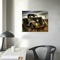 thumbnail image 3 of COMIO  Rusty Car Old Truck Poster Picture Print Canvas Wall Art Bedroom Office Room Living Room Decor Gift, 3 of 4