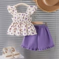 thumbnail image 6 of Soepste Girls Summer Clothes Girls 4T Outfits Toddler Girl Clothes Top Shorts And Cute Toddler Girls Summer Outfits Clothing Set, 6 of 7