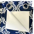 thumbnail image 3 of Driftaway Julianna Thermal Insulated Blackout/Room Darkening Grommet Unlined Window Curtains, Set Of Two Panels, Each 52”X84” (Navy), 3 of 5