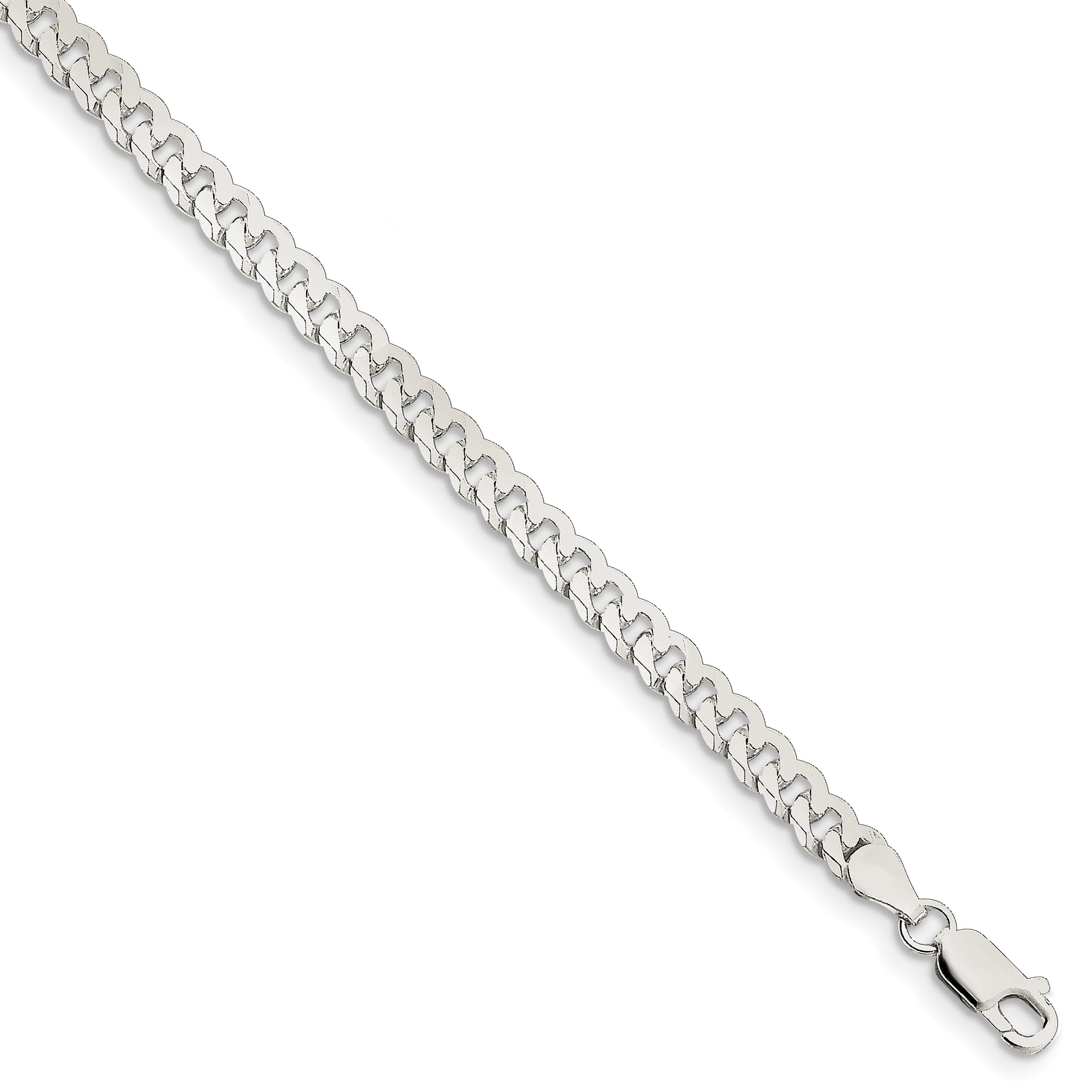 Beautiful Sterling Silver 4.5mm Curb Chain 