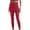 Red, variant on Feancey Women's Skirted Leggings Soft Stretchy Athletic Skirts with Ankle Length Skinny Yoga Pants Solid Color Workout Leggings for Tennis Golf Pickleball Purple M