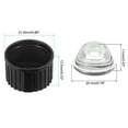 thumbnail image 2 of Uxcell 20mm Acrylic Optical LED Lens 45 Degree with Plastic Holder for 1W 3W LED Light, Black/Transparent, 8 Set, 2 of 6