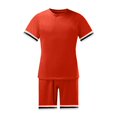 thumbnail image 5 of Short Sets for Men Short Sleeve Crewneck T Shirt and Bermuda Shorts 2 Piece Matching Set Mens Summer Outfits, 5 of 6