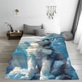 thumbnail image 5 of Fuzoiu Cloud Sunshine Puppy Print Ultra-Soft Micro Fleece Blanket,All Seasons Flannel Throw, Lightweight Blanket for Bed, Sofa, Couch, Movie Night, Camping, and Travel-80"x60", 5 of 7