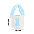 thumbnail image 3 of Blue Easter Bunny Basket, Cute Easter Bucket Bags with Rabbit Ears for Easter Eggs Hunting,Easter Decorations,Candy Gifts Storage, 3 of 6
