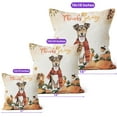 thumbnail image 4 of Happy Thanksgiving Toy Fox Terrier with Turkey Pumpkins Autumn Vibes Pillow Cushion Double Sided Dog Lover Throw Pillow - 12018, 4 of 4