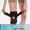 thumbnail image 4 of Rodillera con estabilizadores laterales y almohadillas de gel para un soporte perfecto para las rodillas, rodilleras frías de silicona para correr, baloncesto, escalada, ciclismo, bádminton, 4 of 5