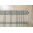 thumbnail image 4 of EORC Gray Transitional Geometric Reversible Plaid Area Rug, 4 of 5