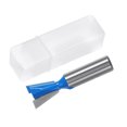 thumbnail image 3 of Uxcell 1/2" Shank 3/4" Dia Tungsten Carbide Dovetail Joint Bit Dovetail Router Bit for Wood, 3 of 6