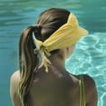 thumbnail image 4 of BLSCODE Women's Sun Visor Hat Wide Brim Summer UPF 50+ UV Protection Visor Hat Adjustable Beach Sport Visor Cap Yellow, 4 of 6