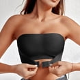 thumbnail image 2 of Mepaouo Women Bandeau Bra No Padded Strapless Bralette Seamless Full Coverage Supportive Tube Top, 2 of 8
