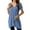Blue, variant on kaondbfi Summer Womens Tunic Tops for Leggings with Pockets Short Sleeve Casual Long T Shirts S 3XL Womens Essentials Fashion Clothing